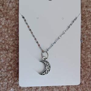 Moon pendant necklace
